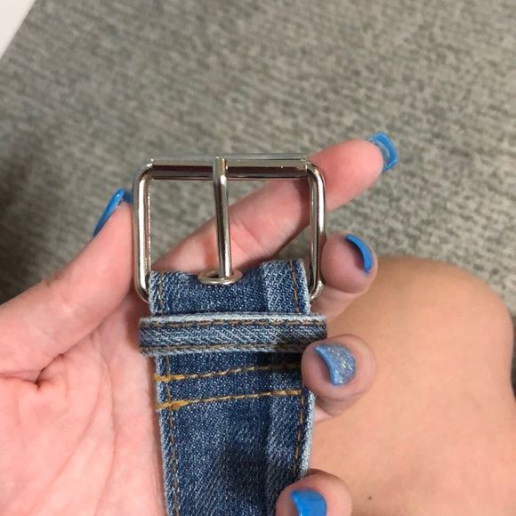 Jean material belt